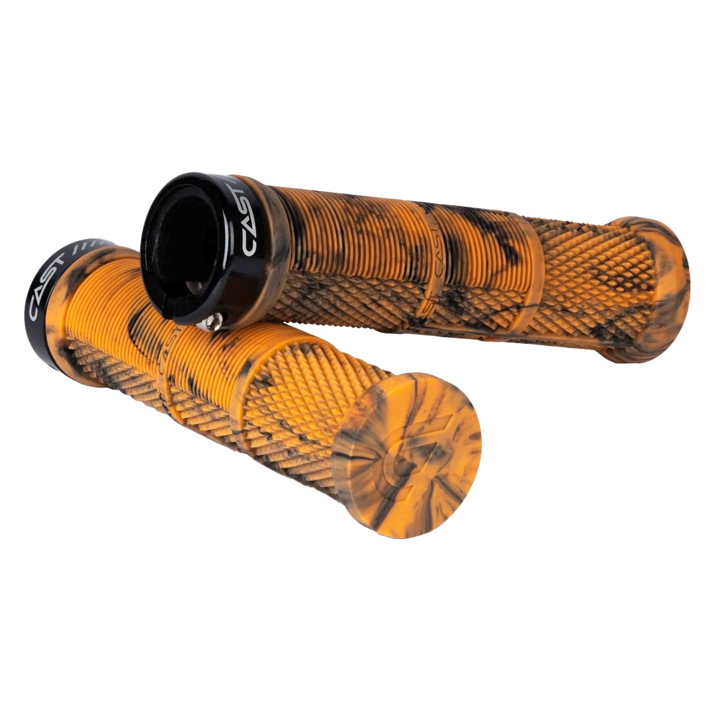 Cast Bamba Greg Minnaar Lock-On Grip - Blorange Ergonomic Diamond Pattern 5090₽