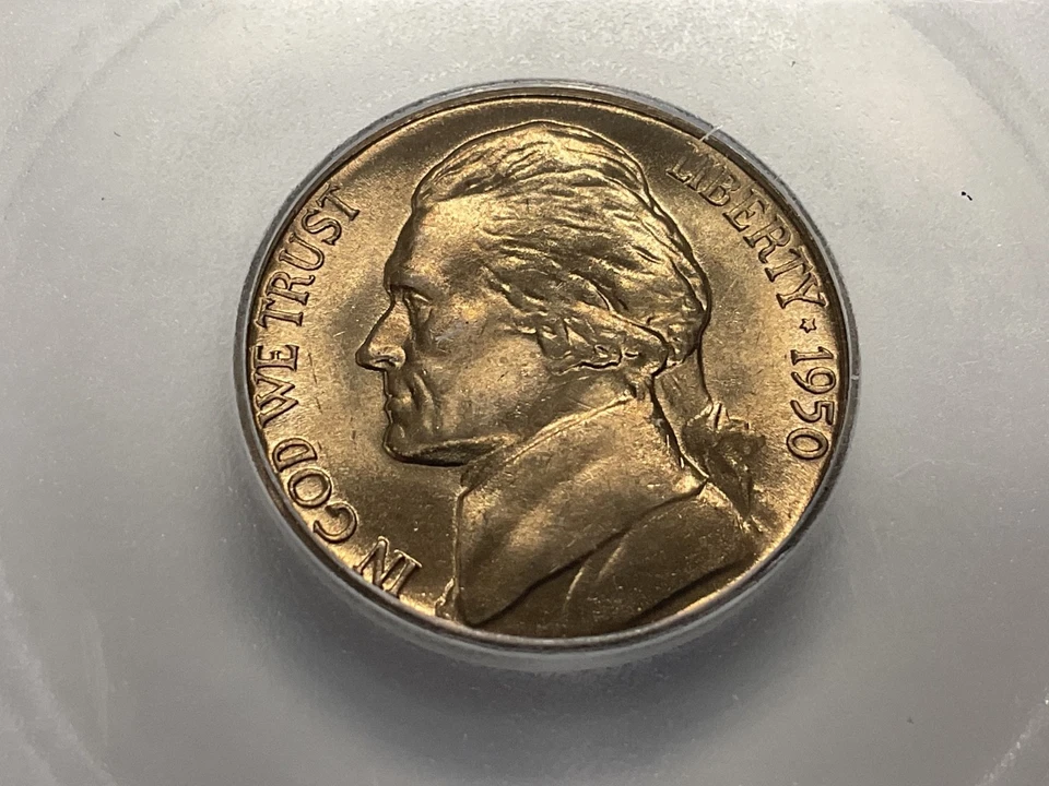 NO RESERVE 1950-D Jefferson Nickel ICG MS67 5 STEPS 5s $.05 NGC Price Guide $525 - Image 2 of 4