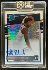 2020 Donruss Optic Anthony Edwards Rated RC Rookie Auto Pulsar Prizm #/19 #151