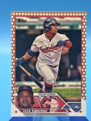 2023 Topps #256 José Ramírez Gold Star