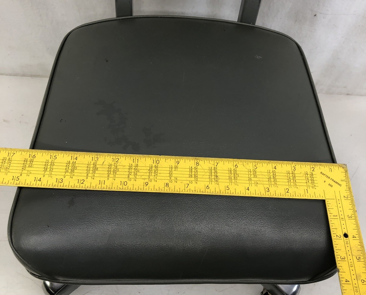 Industrial Swivel Office Tanker Desk Chair Rolling Propeller Base Steel MCM 1960