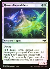 Heron-Blessed Geist Innistrad: Crimson Vow MTG MAGIC SPIRIT FOIL C-O259