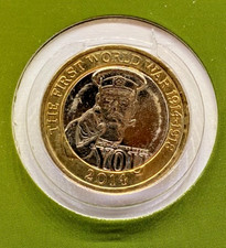 The Centenary of the First World War £2 Coin In Capsule BU Pack Kitchener 2014