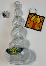 STAR TREK CARDASSIAN KANAR DEEP SPACE NINE DS9 EMPTY WINE BOTTLE & GLASS STOPPER