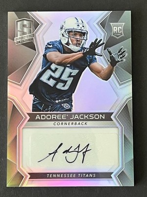 Adoree' Jackson 2017 Spectra RC Auto #ed 38/199