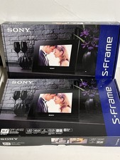  2 Sony DPF-VR100 10.2" Digital Photo Frame  LED Digital Picture Frame S-Frame