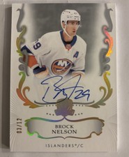 2023-24 Upper Deck The cup Brock Nelson Spectrum Foil /12 Auto
