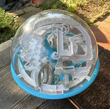 Perplexus Epic 3D Maze Ball Puzzle Sphere, Plastic, Blue/White/Clear