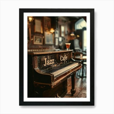 Jazz Cafe 5 Art Print Framed Wall Art Poster Canvas Print Picture