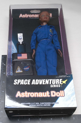 Black Woman Blue NASA Shuttle Uniform 11.5'' Astronaut Daron DA500-1B NEW