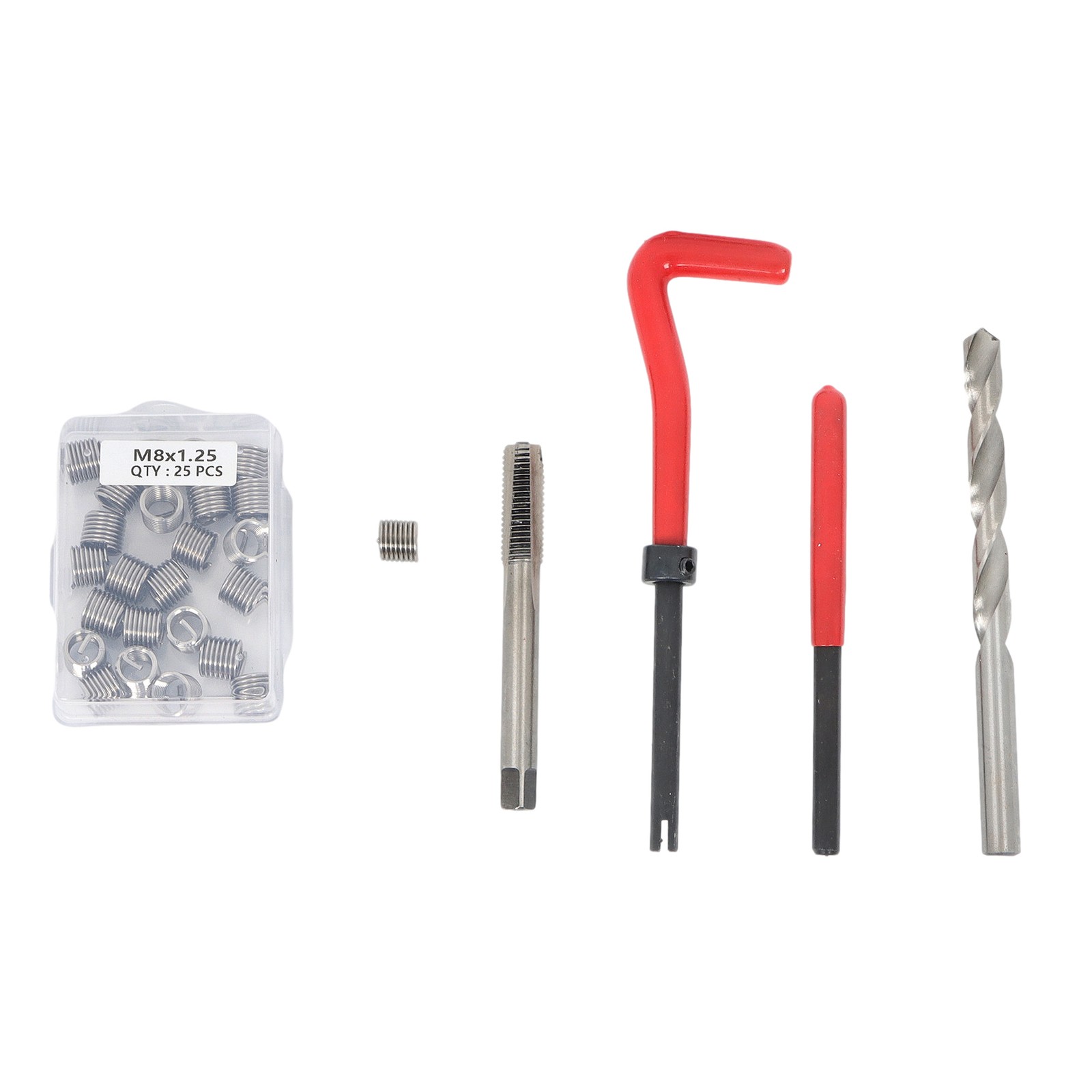 261 Pieces Thread Repair Kit Helicoil Repair Tools Kit Imperial & Metric New