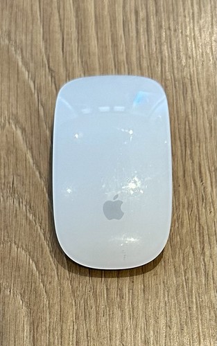 Apple Magic Mouse 2 Model A1657 EMC 2923 Weiß und Silber Top Zustand