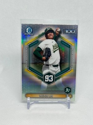 2026 Bowman Chrome - WEI-EN LIN - Top 100 Refractor - Oakland Athletics