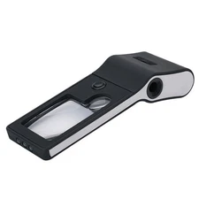 Jeweller Magnifying Glass with Light 55x 10x 3x Handheld Magnifying Glass2654