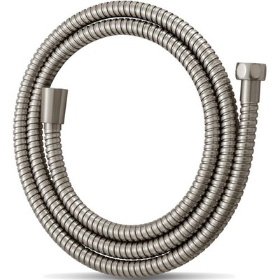 Duschschlauch Edelstahl 2m gebürstet flexibler Brauseschlauch G 1/2 Wasserstrahl
