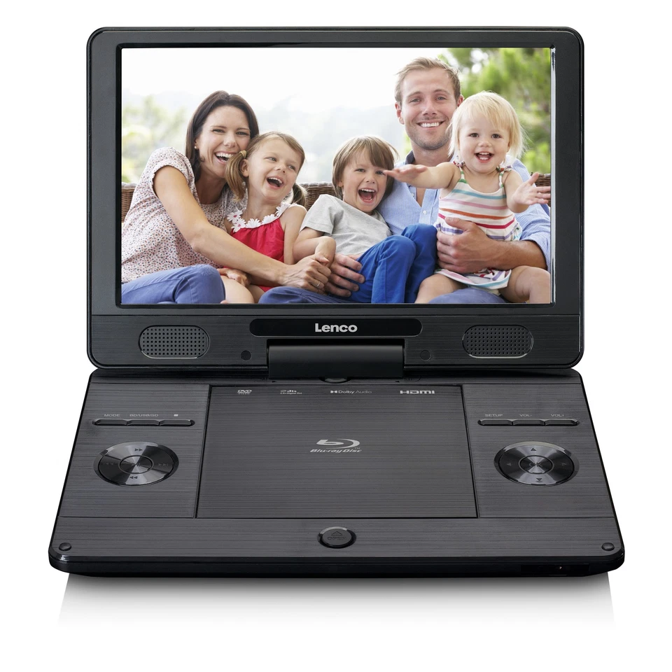 Lenco BRP-1150BK - Tragbarer 11,5" Blu-ray - DVD-Player mit USB und SD, schwarz - Bild 3 von 3