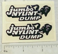 Pair Nylint Jumbo Dump Truck Replacement Sticker Set NY-119