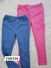 ♥ 2 Blogger Lupilu Jeggings Leggings Jeans Hose Fleece pink jeans blau 110/116 ♥