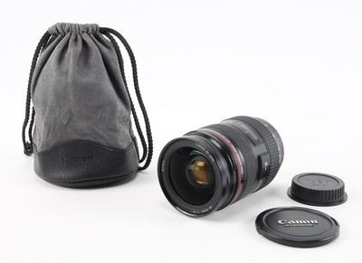 Canon 24-70mm f/2.8 L USM Macro EF Mount Lens, with Caps and Case