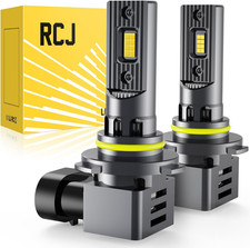 RCJ 9005 LED Bulbs, HB3 Bulbs 100W 30000LM Super Bright Bulb with Cooling Fan, 6