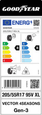 Goodyear Vector 4Seasons Gen-3 205/55 R17 95V XL M+S Ganzjahresreifen