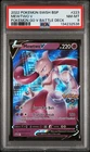 2022 POKEMON SWSH BLACK STAR PROMO POKEMON GO V BATTLE DECK #223 MEWTWO V PSA 8