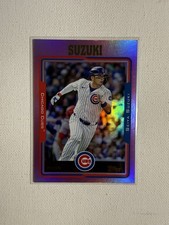 2025 Topps Archives #232 Seiya Suzuki Pink Foil Chicago Cubs