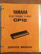 Yamaha Piano CP10 Service Manual w full size overall schematic diagrams