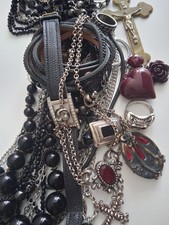 Konvolut Schmuck-Set Gothic / Dark Wave / Gru...