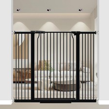 40.55" Extra Tall Baby Gate for Doorways, 40.6-49.1 in Wide Dog Gate Indoor, ...