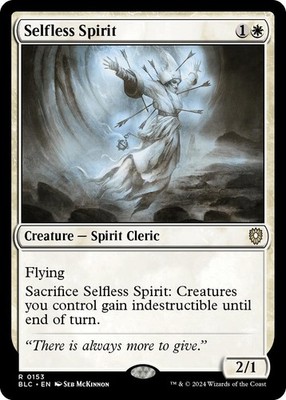 Magic - Selfless Spirit - [BLC - 153 Near Mint]