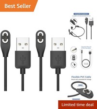 3.3ft 4-Pin Magnetic USB Cables for Shokz S710 - Fast Charging Duo