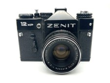 KMZ Zenit 12 XP + Rikenon 55mm f/2.8 Kit Set Analog SLR 35mm Kamera Objektiv