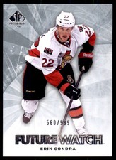 2011-12 SP Authentic #211 Erik Condra Future Watch /999 Rookie