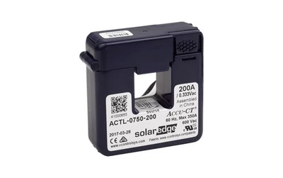 SolarEdge ACTL-0750-200 ACCU Split-Core Current Transformer (CT) 200A 60Hz