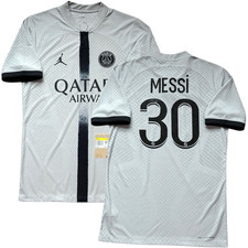 Maglia PSG 2022/23 Autentica Away #30 Messi Small Jordan Player Issue Kit