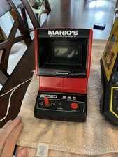 Juego y reloj Nintendo vintage Mario's Cement Factory juego de mesa 1983