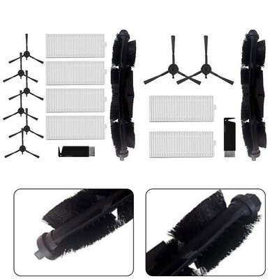 For 360 S8 S8 Plus Robot Vacuum Cleaner Roller Brush & Side Brush & Filter Set