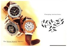 Vintage Postcard Pulsar Kinetic Theory Watch Advertisement (1998)