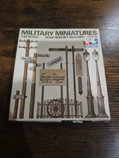 Vintage Tamiya Military Minitures Road Sign Set 1/35 scale # 3567 2 Kits SEE Des