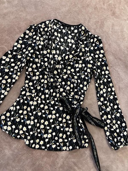 Women Karen Millen Shirt Black 36 / S / 44 #9ROJ