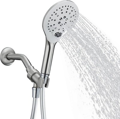 Handheld Shower Head with 59'' Hose Brushed Nickel Detachable Shower Head