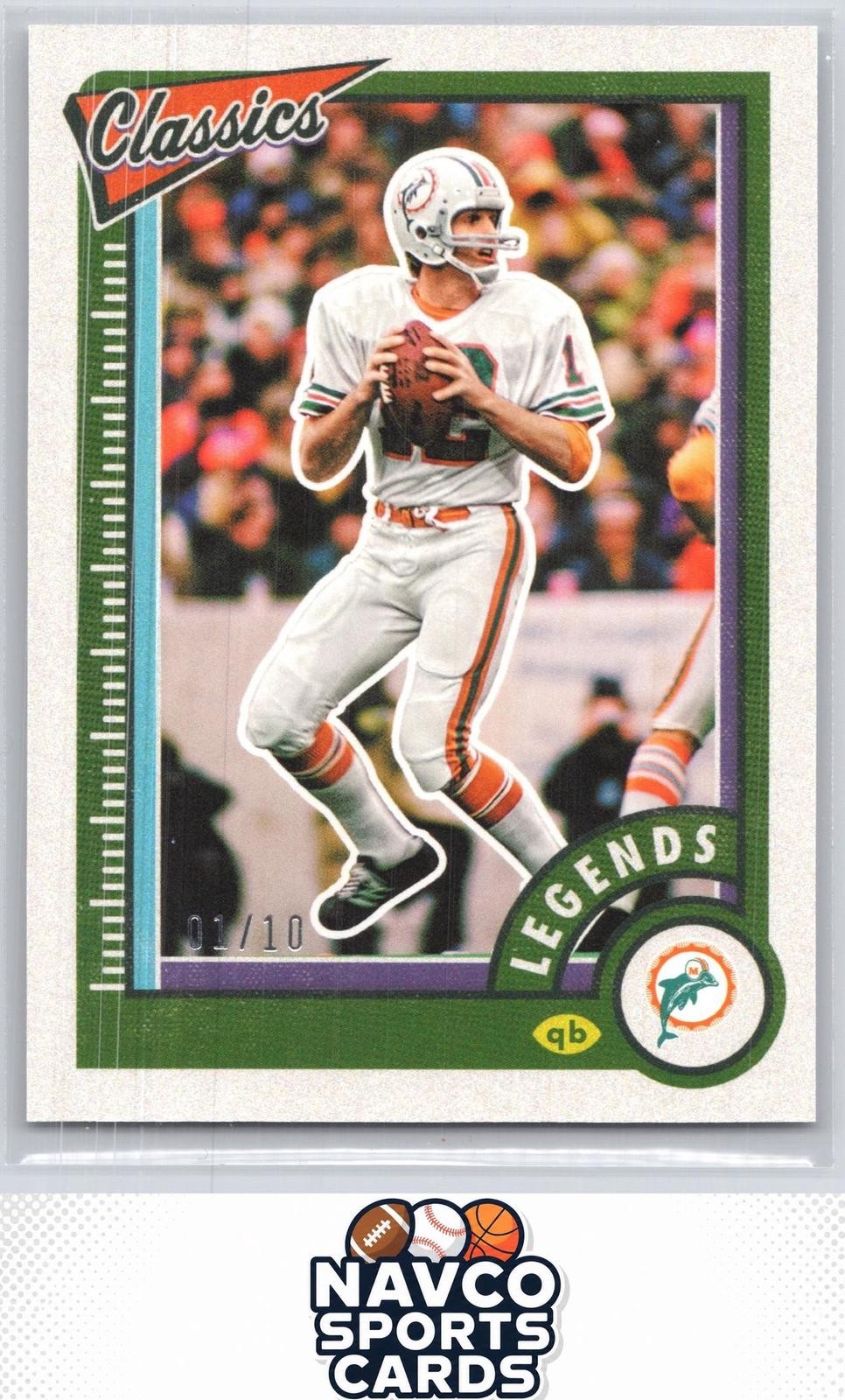 2022 Panini Classics #130 Bob Griese No Name #/10