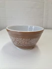 Pyrex 401 Small Brown Mixing Bowl 1.5pint 750ml Corning NY ISA 5.5"W x 3. 25"H