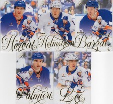 2025-26 FLEER FLAIR TEAM SET - NEW YORK ISLANDERS HORVAT BARZAL LEE PALMIERI HOL