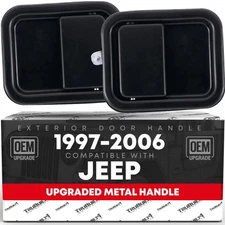 Exterior Door Handle, Left & Right for Jeep Wrangler, Full Door Type