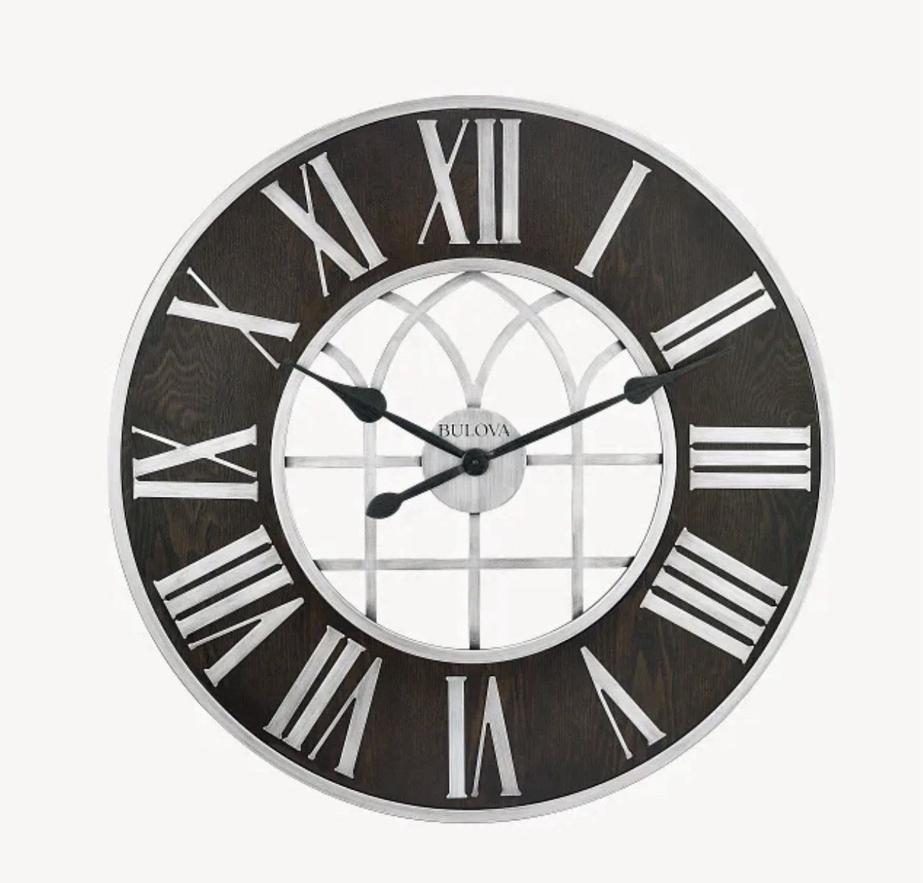 Bulova C4894 Chapel Street Large Wall Clock 30 Inch
