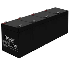 Mighty Max 12V 5AH SLA Battery Replacement for Altronix BT124 - 4 Pack