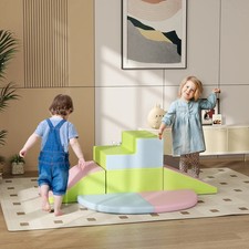 6Piece Soft Play Foam Blocks Set Kids Climb Crawl Children Home Daycare Playroom