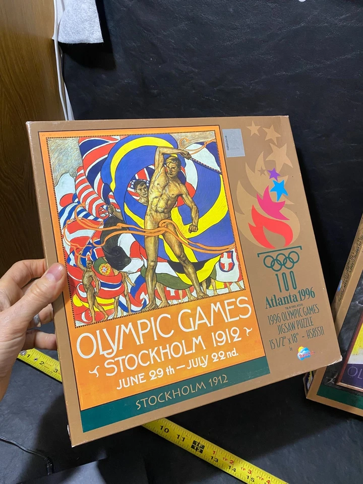 Lote 4 rompecabezas olímpicos Seúl 1988 Atenas 1896 Berlín 1936 Estocolmo 1912 Foto 4 de 4